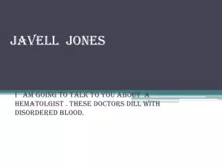 Javell Jones