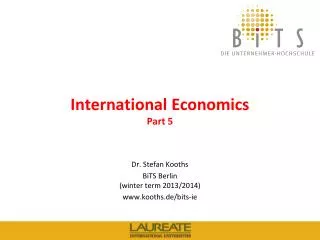 International Economics Part 5