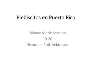 plebiscitos en puerto rico