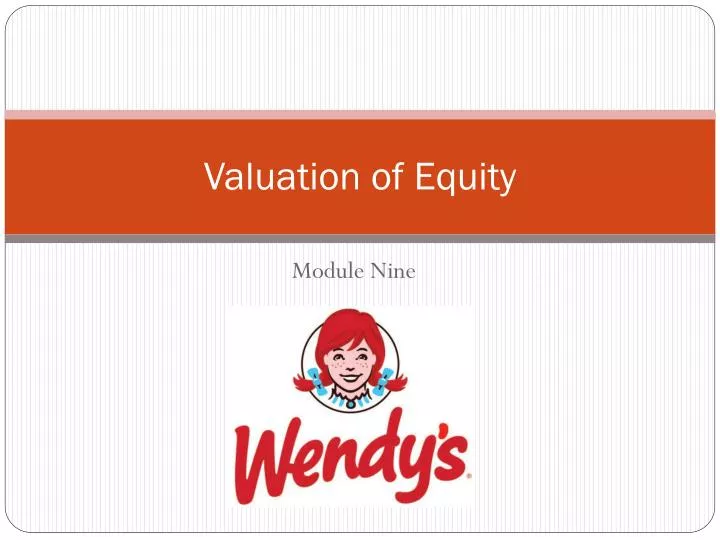 valuation of equity