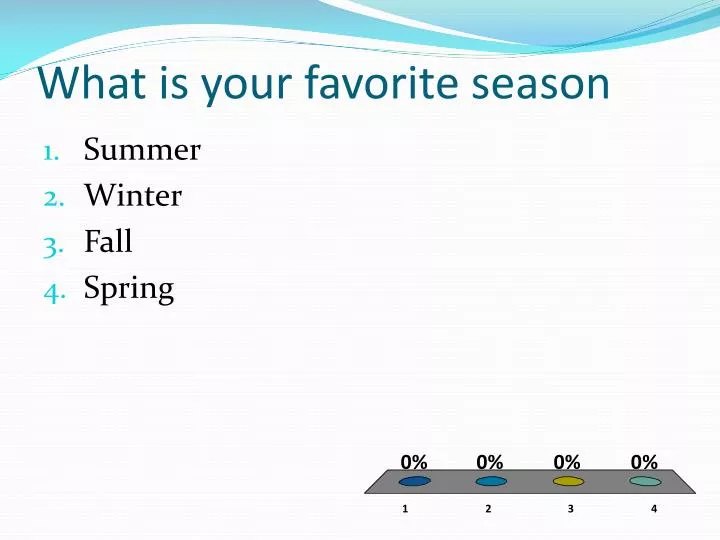 what is your favorite season