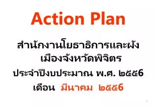 action plan