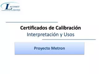 certificados de calibraci n interpretaci n y usos