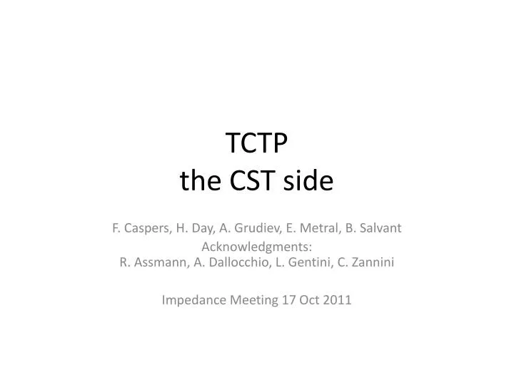tctp the cst side