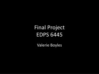 Final Project EDPS 6445
