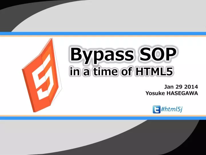 bypass sop in a time of html5