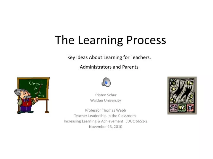 the learning process