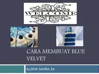 cara membuat blue velvet