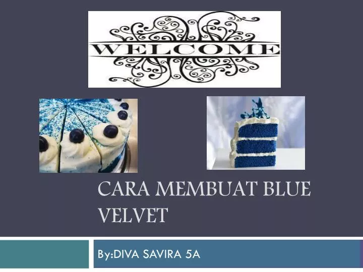 cara membuat blue velvet
