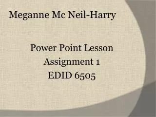 Meganne Mc Neil-Harry