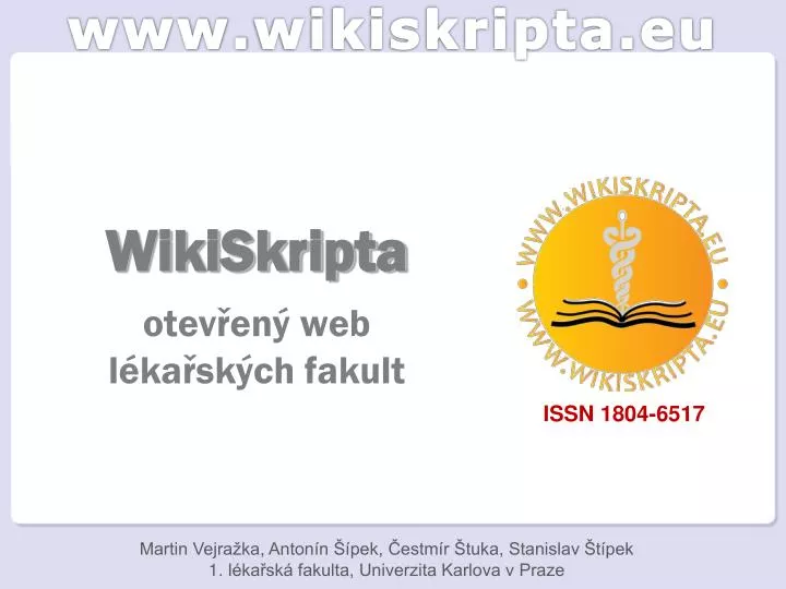 wikiskripta otev en web l ka sk ch fakult