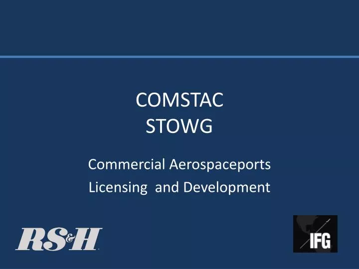 comstac stowg