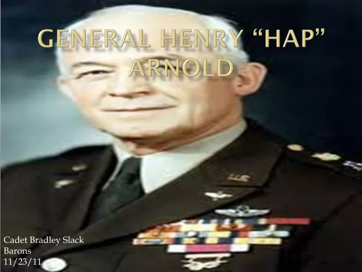 general henry hap arnold