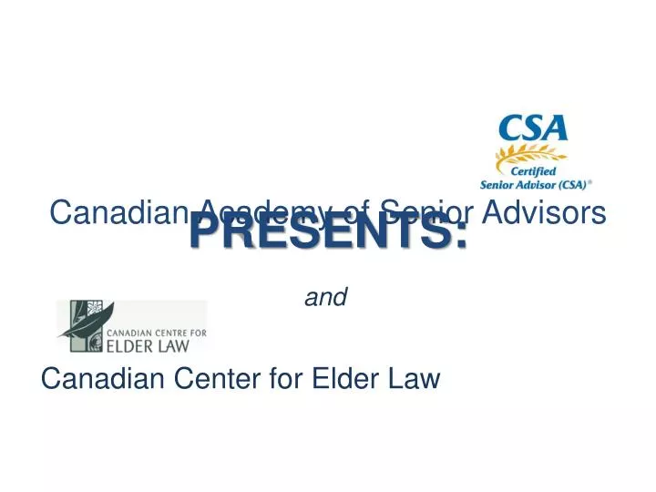 canadian academy of senior advisors