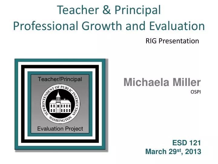 teacher principal professional growth and evaluation