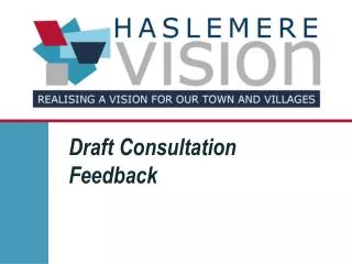 Draft Consultation Feedback