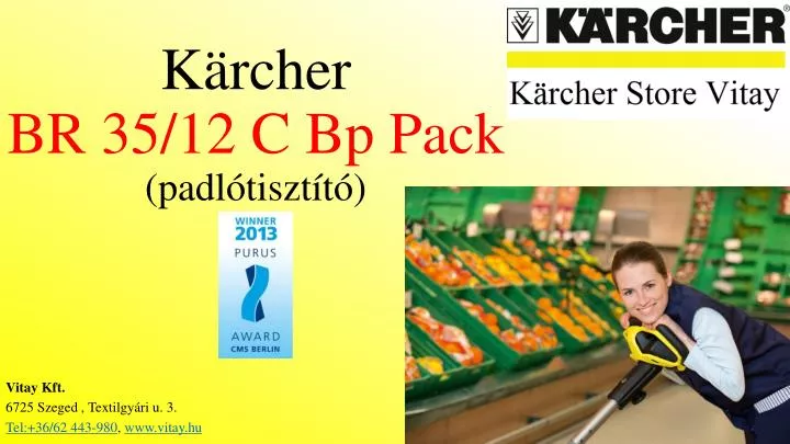 k rcher br 35 12 c bp pack padl tiszt t