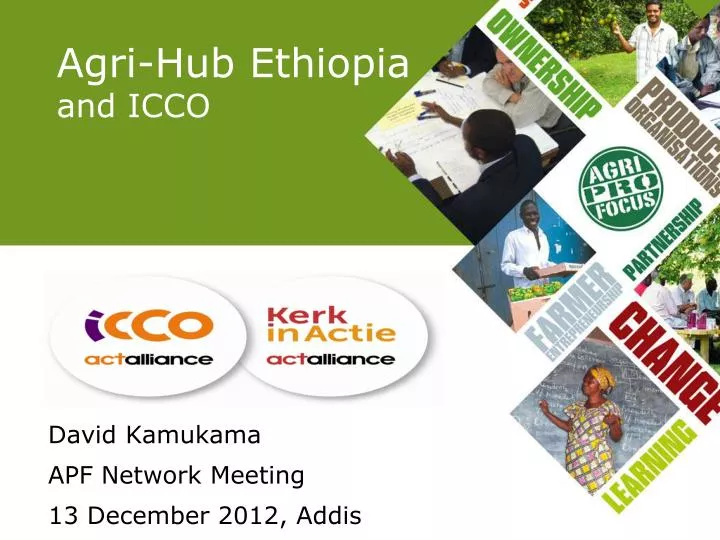 agri hub ethiopia and icco