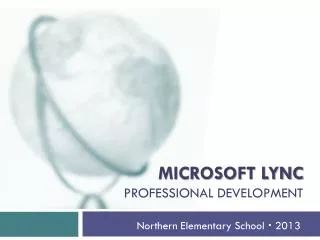 microsoft lync professional development