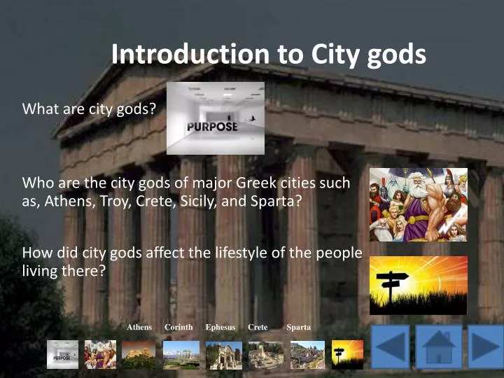 introduction to city gods