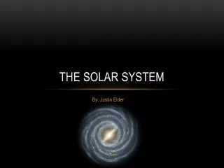 The solar system