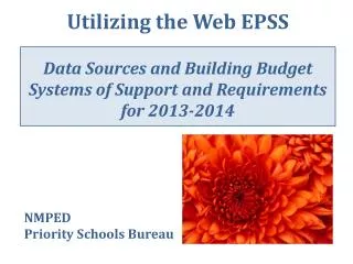 NMPED Priority Schools Bureau