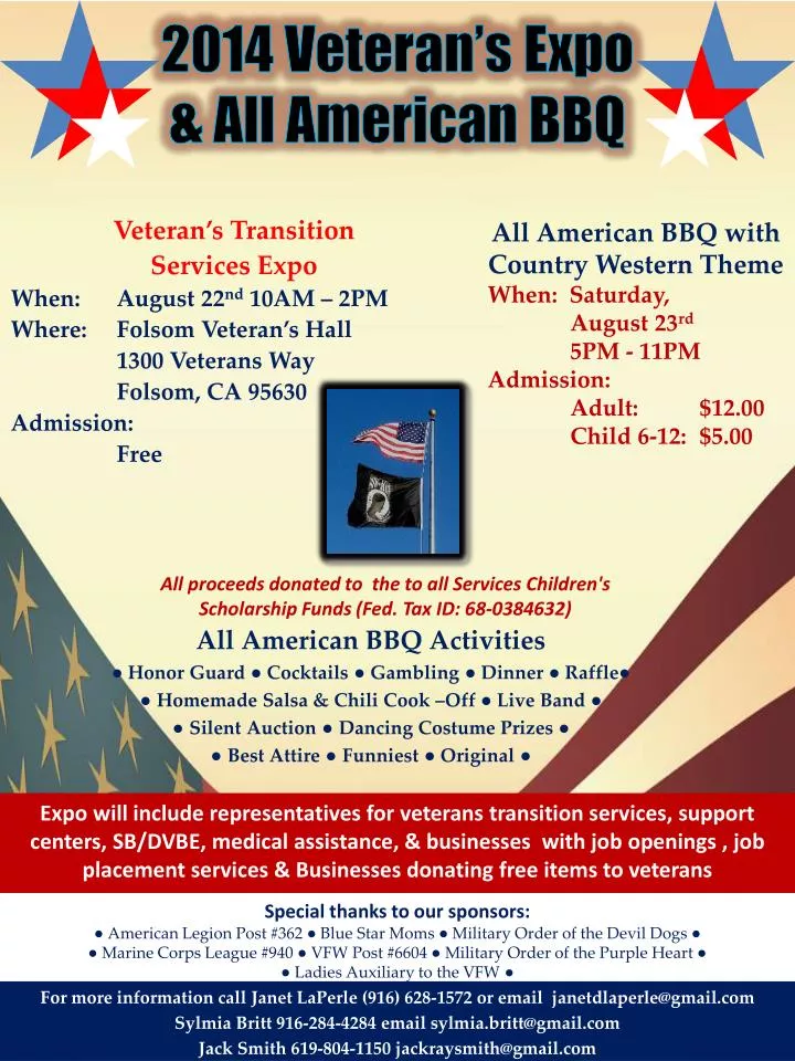 2014 veteran s expo all american bbq