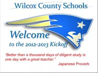 Welcome to the 2012-2013 Kickoff