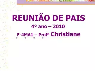 reuni o de pais