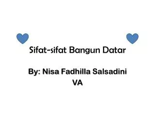 sifat sifat bangun datar