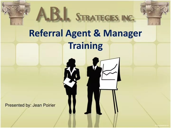 referral agent manager training
