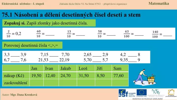 75 1 n soben a d len desetinn ch sel deseti a stem