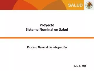 proyecto sistema nominal en salud