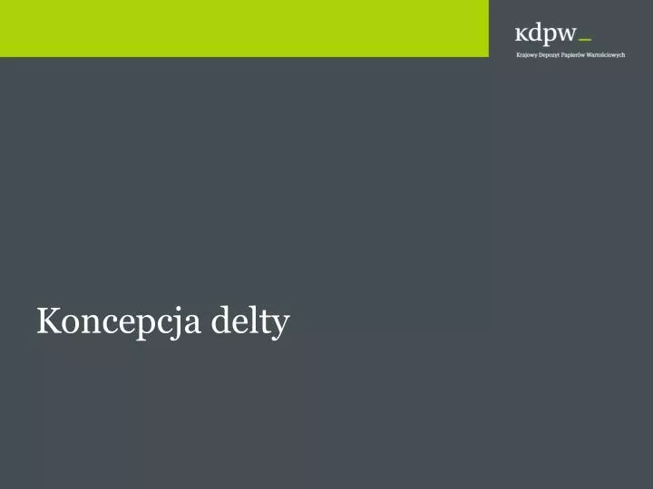 koncepcja delty