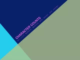 character counts