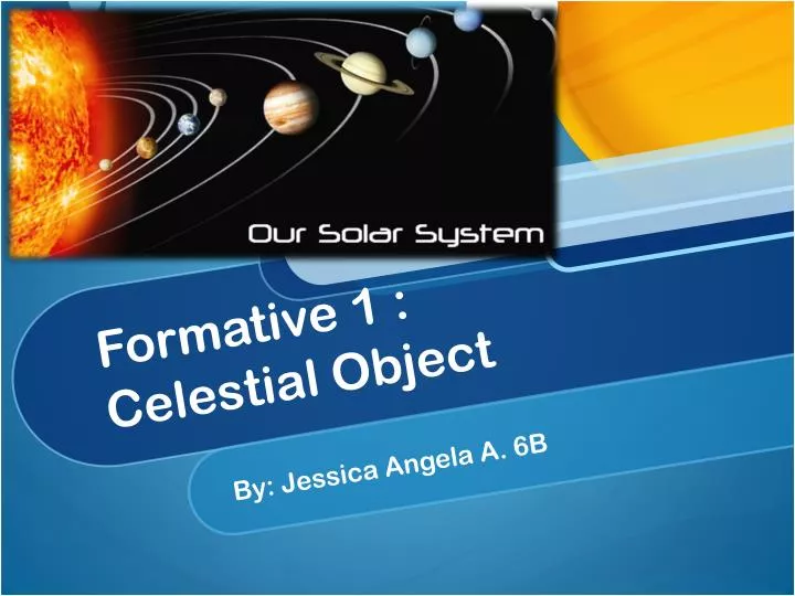 formative 1 celestial object