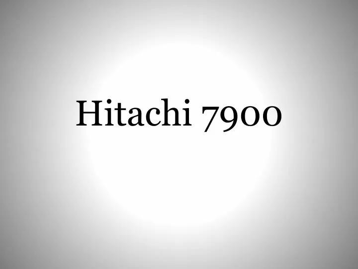 hitachi 7900