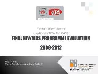 FINAL HIV/AIDS PROGRAMME EVALUATION 2008-2012