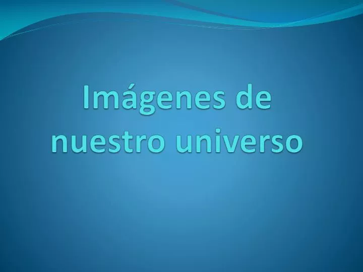 im genes de nuestro universo