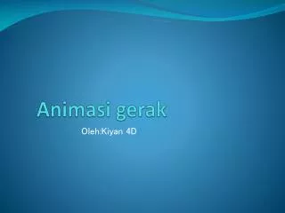 animasi gerak