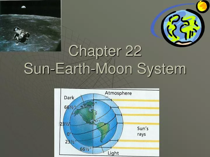 chapter 22 sun earth moon system