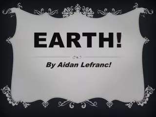 Earth !