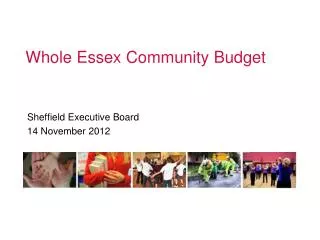 Whole Essex Community Budget