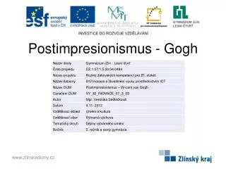 postimpresionismus gogh