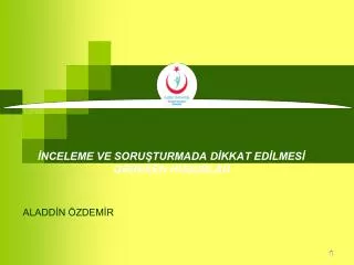 nceleme ve soru turmada d kkat ed lmes gereken hususlar