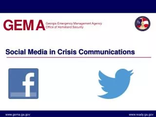 Social Media in Crisis Communications