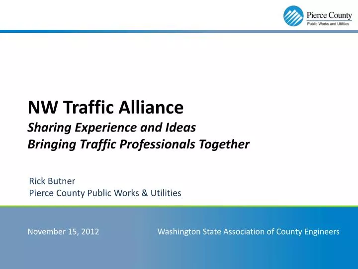 nw traffic alliance sharing experience and ideas bringing traffic professionals together