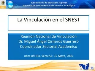 la vinculaci n en el snest