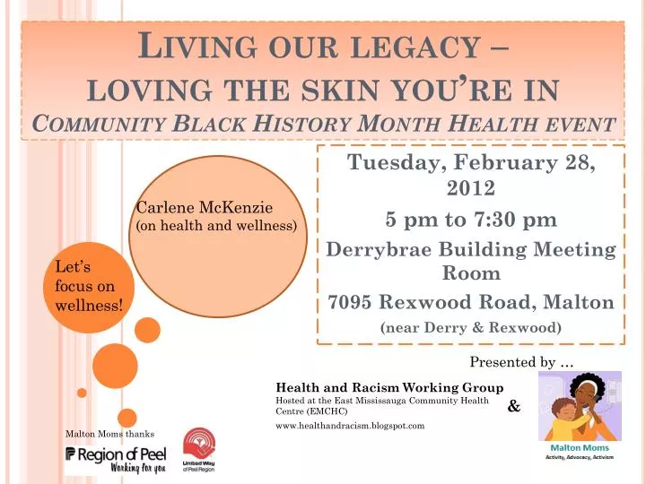 living our legacy loving the skin you re in community black history month health event