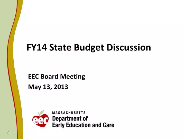 fy14 state budget discussion